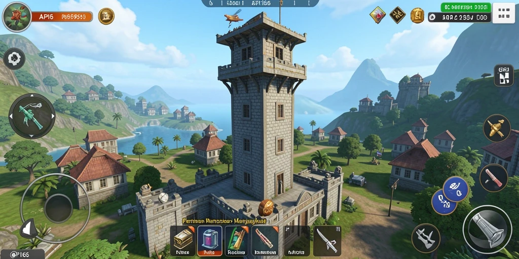 Tangkapan layar menampilkan gameplay menara pertahanan yang menarik.