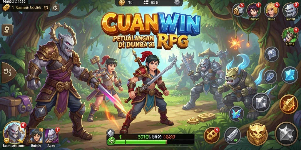 Gambaran gameplay seru dan penuh aksi di CUANWIN.