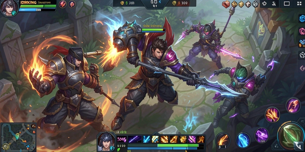 Tampilan gameplay seru dalam IDRKING yang penuh aksi.