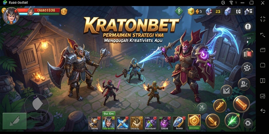 Menampilkan gameplay menarik dari KRATONBET dengan tantangan strategi.
