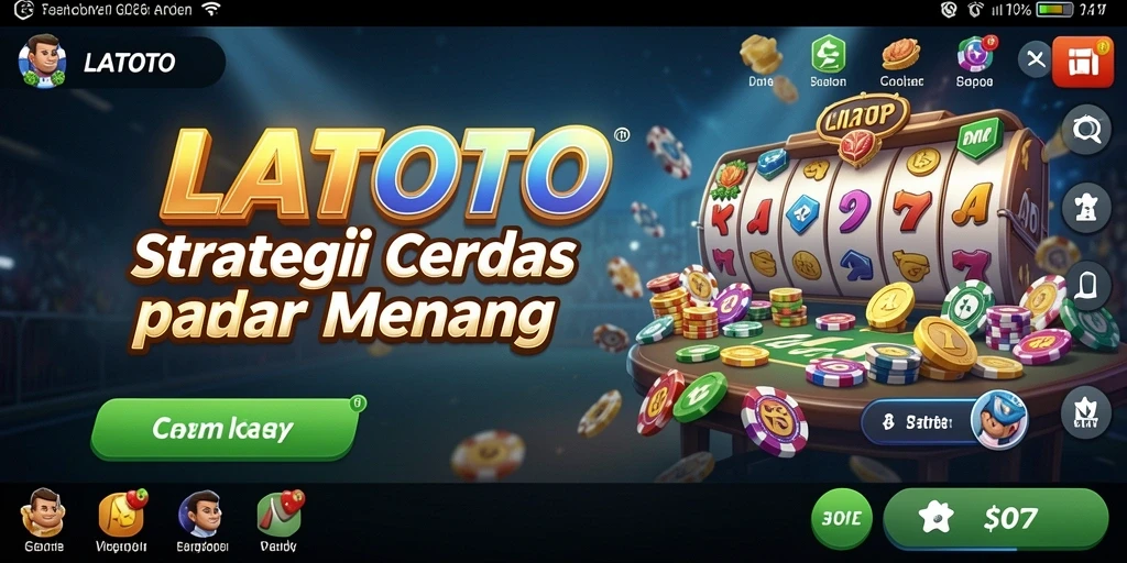 Tangkapan layar utama LATOTO menunjukkan pertempuran strategis yang mendebarkan.