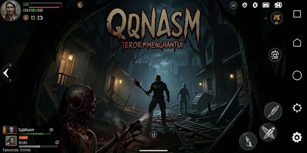 Gameplay QQNUSA yang mencekam dengan suasana horor yang menyelimuti.