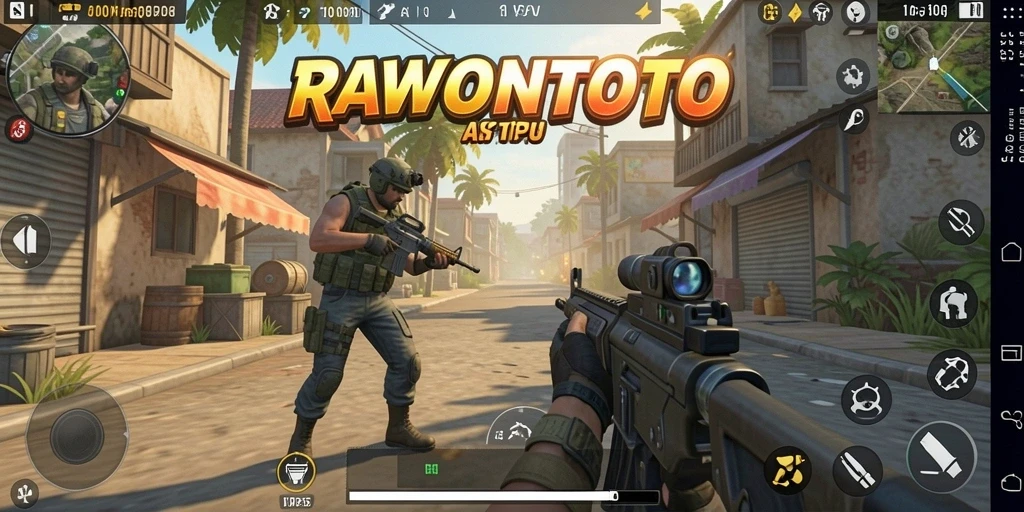 Tampilan aksi seru dalam gameplay RAWONTOTO yang memukau.