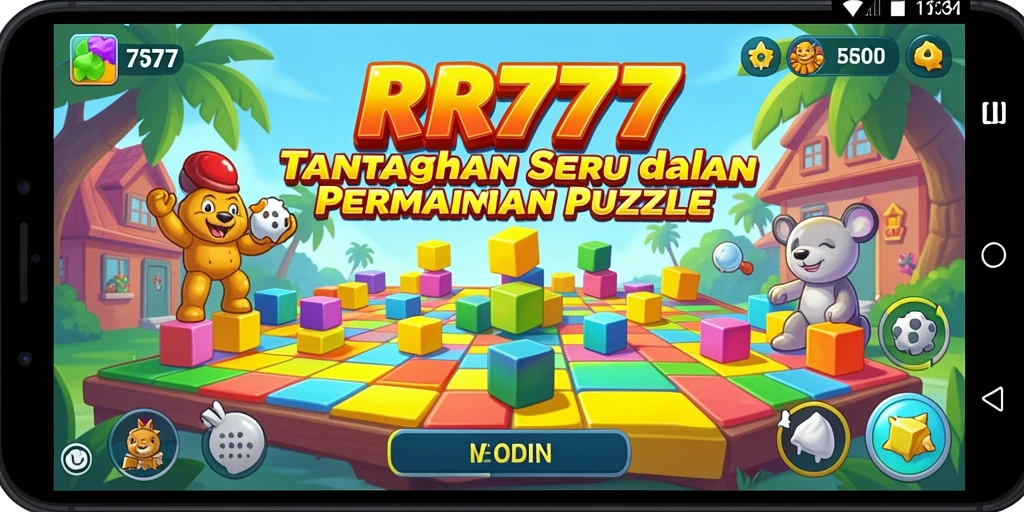 Tampilan gameplay <strong>RR777</strong> yang menggugah selera dengan tantangan puzzle.