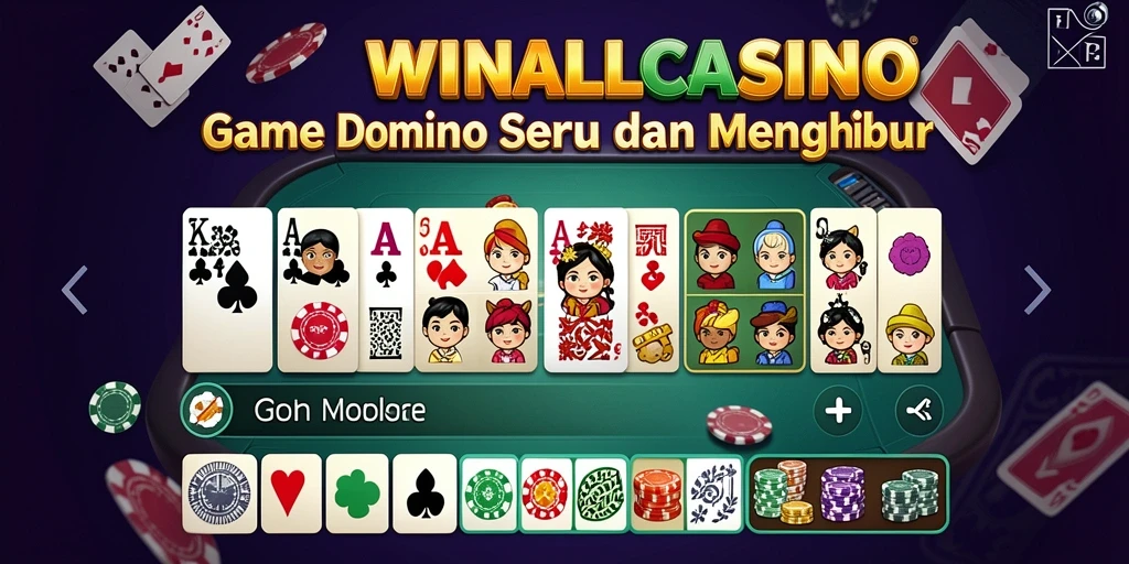 Tampilan gameplay seru dan interaktif di WINALLCASINO.